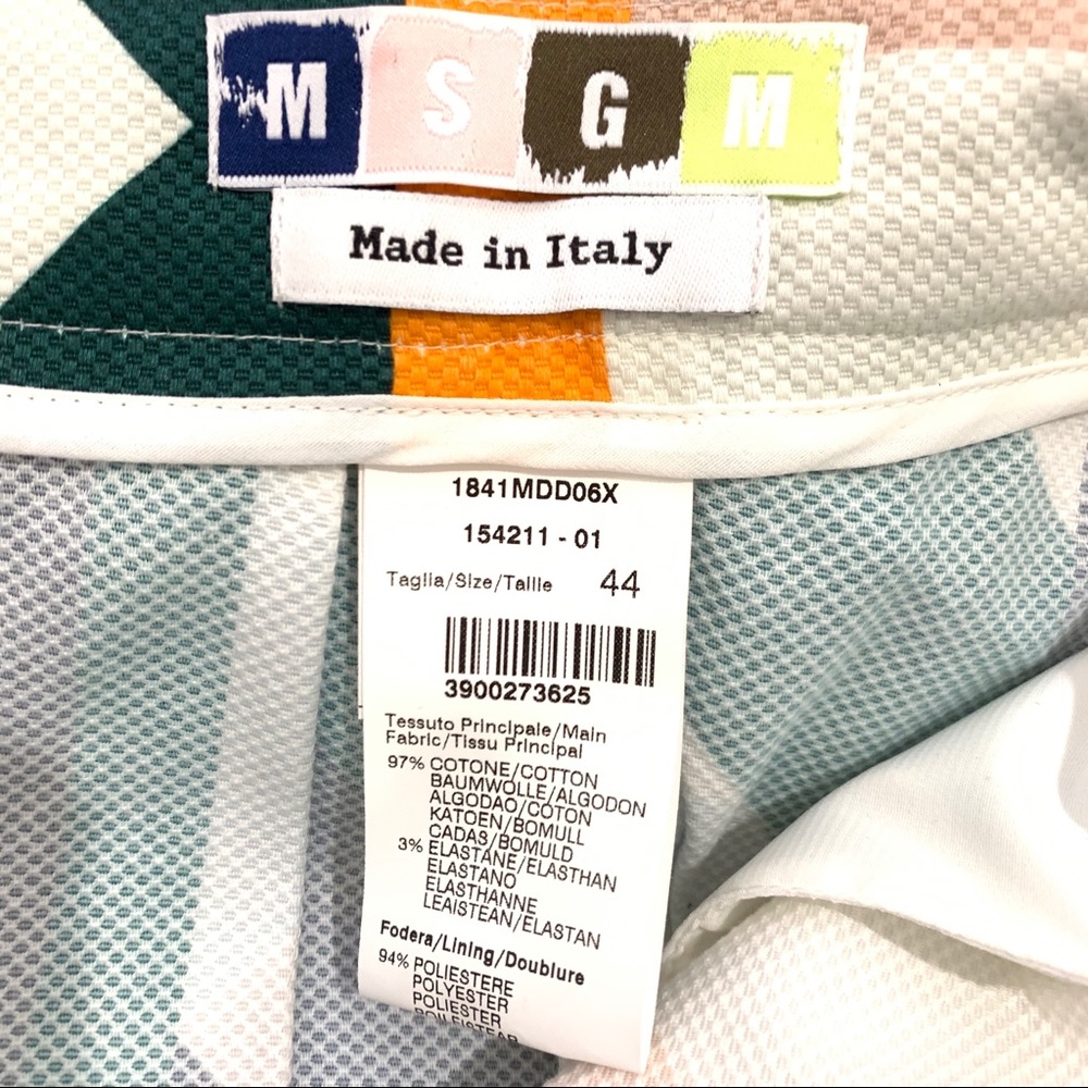 MSGM High Waisted A-Line Skirt Sz 44 - Picture 3 of 5